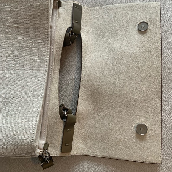 LIA NUMA Structured Italian Leather Crossbody Shoulder Bag - Picture 7 of 12